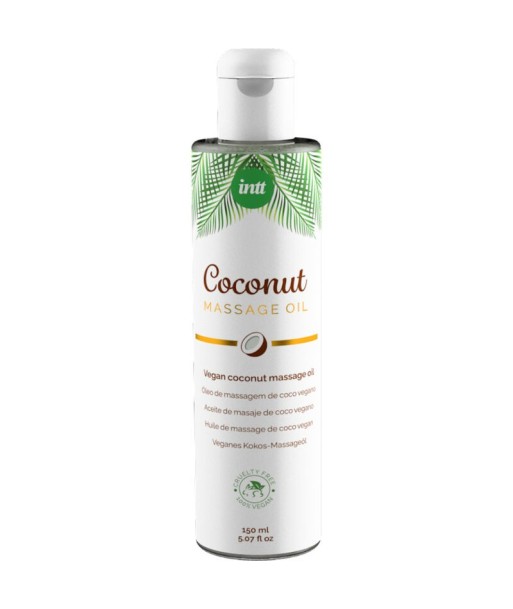 INTT - ACEITE DE MASAJE VEGANO DULCE CON SABOR A COCO RELAJANTE INTT - ACEITE DE MASAJE VEGANO DULCE CON SABOR A COCO RELAJANTE