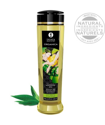 SHUNGA - ACEITE DE MASAJE ORGÁNICO TE VERDE 240 ML