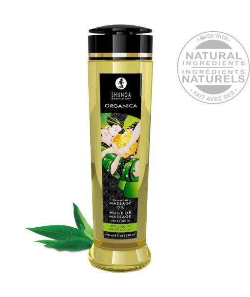 SHUNGA - ACEITE DE MASAJE ORGÁNICO TE VERDE 240 ML SHUNGA - ACEITE DE MASAJE ORGÁNICO TE VERDE 240 ML