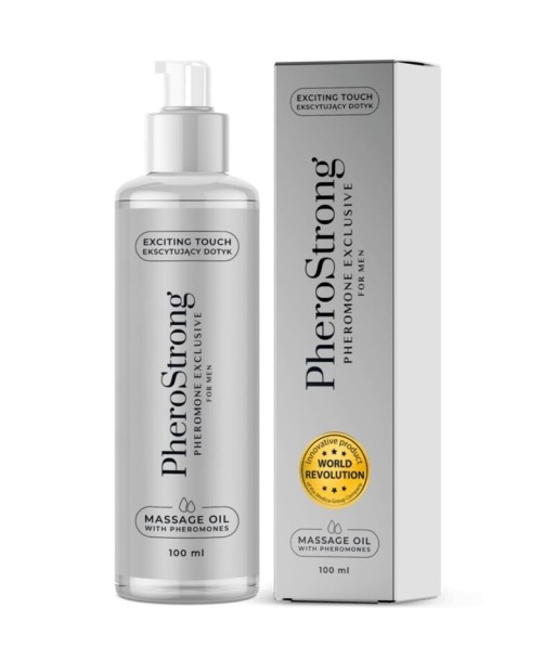 PHEROSTRONG - ACEITE DE MASAJE EXCLUSIVE PARA HOMBRE 100 ML PHEROSTRONG - ACEITE DE MASAJE EXCLUSIVE PARA HOMBRE 100 ML