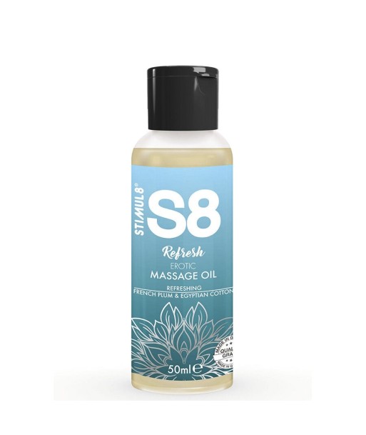 STIMUL8 - S8 REFRESH ACEITE DE MASAJE ERÓTICO ALGODÓN 50 ML