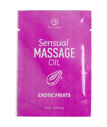 SECRETPLAY - MONODOSIS ACEITE DE MASAJE FRUTAS EXÓTICAS 10 ML