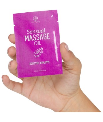 SECRETPLAY - MONODOSIS ACEITE DE MASAJE FRUTAS EXÓTICAS 10 ML