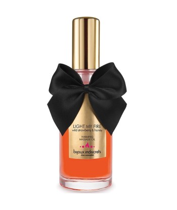 BIJOUX - ACEITE MASAJE EFECTO CALOR AROMA FRESA