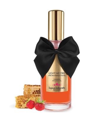 BIJOUX - ACEITE MASAJE EFECTO CALOR AROMA FRESA