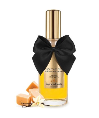 BIJOUX - ACEITE MASAJE EFECTO CALOR AROMA CARAMELO