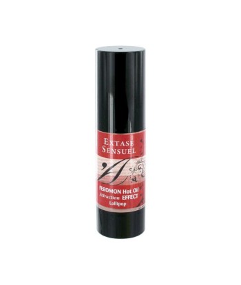 EXTASE SENSUAL - ACEITE MASAJE EFECTO CALOR CON FEROMONAS PIRULETA 30 ML