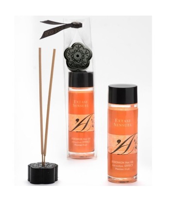 EXTASE SENSUAL - ACEITE MASAJE EFECTO CALOR CON FEROMONAS FRUTA DE LA PASION 100 ML