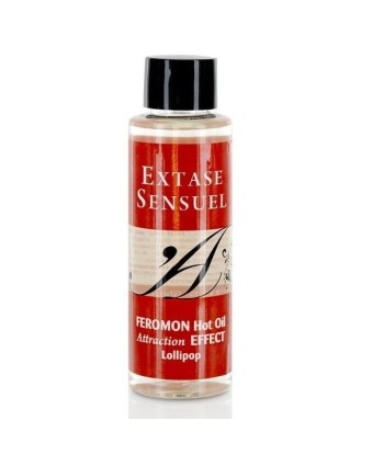 EXTASE SENSUAL - ACEITE MASAJE EFECTO CALOR CON FEROMONAS PIRULET 100 ML