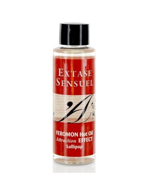 EXTASE SENSUAL - ACEITE MASAJE EFECTO CALOR CON FEROMONAS PIRULET 100 ML