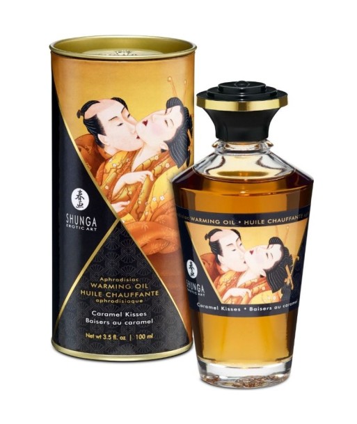SHUNGA - ACEITE MASAJE EFECTO CALOR SABOR CARAMELO 100 ML SHUNGA - ACEITE MASAJE EFECTO CALOR SABOR CARAMELO 100 ML