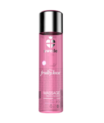 SWEDE - FRUITY LOVE ACEITE EFECTO CALOR FRESAS CON CHAMPAGNE 120 ML