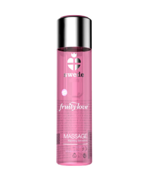 SWEDE - FRUITY LOVE ACEITE EFECTO CALOR FRESAS CON CHAMPAGNE 120 ML SWEDE - FRUITY LOVE ACEITE EFECTO CALOR FRESAS CON CHAMPAGNE 120 ML