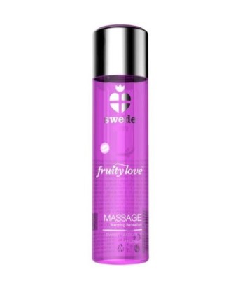 SWEDE - FRUITY LOVE ACEITE EFECTO CALOR FRAMBUESA Y RUIBARBO 60 ML