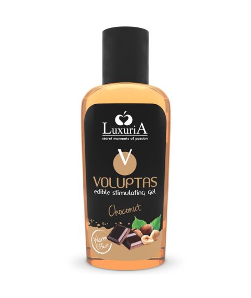 INTIMATELINE LUXURIA - VOLUPTAS GEL MASAJE COMESTIBLE EFECTO CALOR - CHOCONUT 100 ML