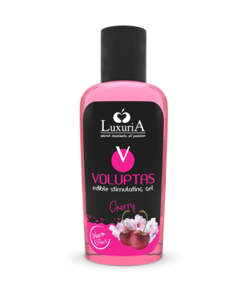 INTIMATELINE LUXURIA - VOLUPTAS GEL MASAJE COMESTIBLE EFECTO CALOR - CEREZA 100 ML