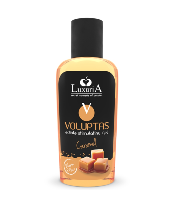 INTIMATELINE LUXURIA - VOLUPTAS GEL MASAJE COMESTIBLE EFECTO CALOR - CARAMELO 100 ML
