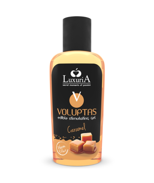 INTIMATELINE LUXURIA - VOLUPTAS GEL MASAJE COMESTIBLE EFECTO CALOR - CARAMELO 100 ML
