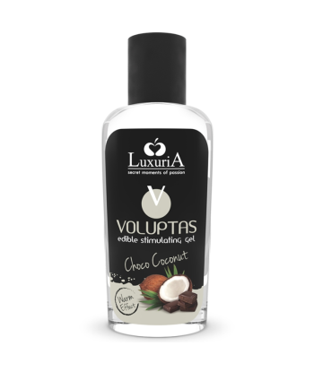 INTIMATELINE LUXURIA - VOLUPTAS GEL MASAJE COMESTIBLE EFECTO CALOR - COCO Y CREMA 100 ML