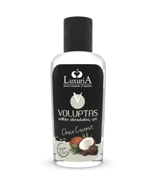 INTIMATELINE LUXURIA - VOLUPTAS GEL MASAJE COMESTIBLE EFECTO CALOR - COCO Y CREMA 100 ML