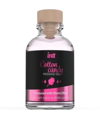 INTT MASSAGE and ORAL SEX - GEL DE MASAJE CON SABOR A ALGODÓN DE AZUCAR Y EFECTO CALOR