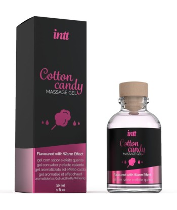 INTT MASSAGE and ORAL SEX - GEL DE MASAJE CON SABOR A ALGODÓN DE AZUCAR Y EFECTO CALOR