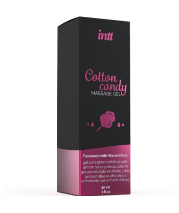 INTT MASSAGE and ORAL SEX - GEL DE MASAJE CON SABOR A ALGODÓN DE AZUCAR Y EFECTO CALOR