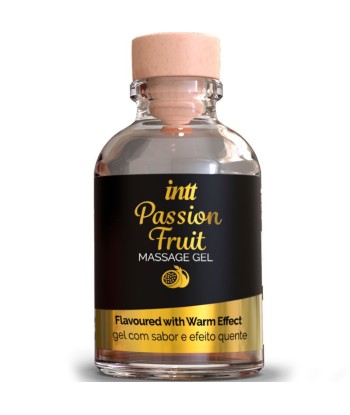 INTT MASSAGE and ORAL SEX - GEL DE MASAJE SABOR A FRUTA DE LA PASIÓN EFECTO CALOR