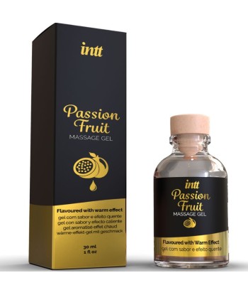 INTT MASSAGE and ORAL SEX - GEL DE MASAJE SABOR A FRUTA DE LA PASIÓN EFECTO CALOR