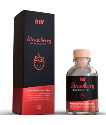 INTT MASSAGE and ORAL SEX - GEL DE MASAJE SABOR A FRESA EFECTO CALOR