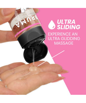 BRUMA - ACEITE DE MASAJE PREMIUM EFECTO CALOR SABOR CHICLE 3 EN 1 - 100 ML