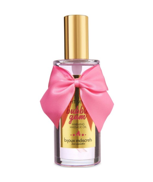 BIJOUX - INDISCRETS LIGHT MY FIRE ACEITE MASAJE EFECTO CALOR SABOR CHICLE