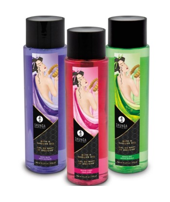 SHUNGA - GEL DE BAÑO and DUCHA CEREZA 370 ML