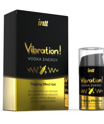 INTT - POTENTE ESTIMULANTE ÍNTIMO GEL VIBRADOR LIQUIDO VODKA 15ML