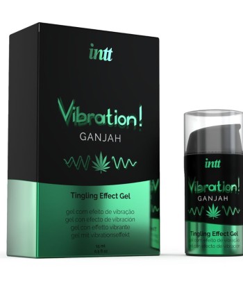 INTT - POTENTE ESTIMULANTE ÍNTIMO GEL VIBRADOR LIQUIDO CANNABIS 15ML
