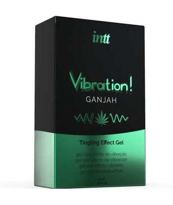 INTT - POTENTE ESTIMULANTE ÍNTIMO GEL VIBRADOR LIQUIDO CANNABIS 15ML