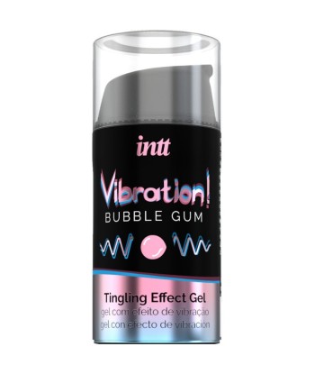 INTT - POTENTE ESTIMULANTE ÍNTIMO GEL VIBRADOR LIQUIDO CHICLE 15ML