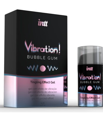 INTT - POTENTE ESTIMULANTE ÍNTIMO GEL VIBRADOR LIQUIDO CHICLE 15ML