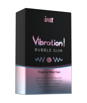 INTT - POTENTE ESTIMULANTE ÍNTIMO GEL VIBRADOR LIQUIDO CHICLE 15ML