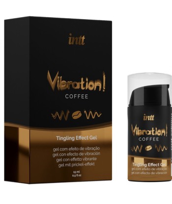 INTT - POTENTE ESTIMULANTE ÍNTIMO GEL VIBRADOR LIQUIDO CAFÉ 15ML