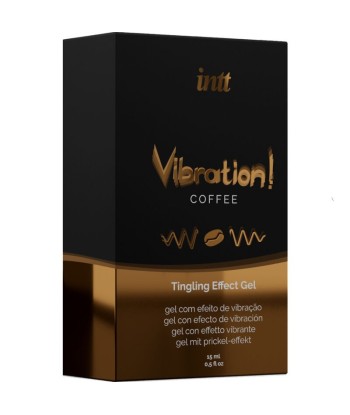 INTT - POTENTE ESTIMULANTE ÍNTIMO GEL VIBRADOR LIQUIDO CAFÉ 15ML