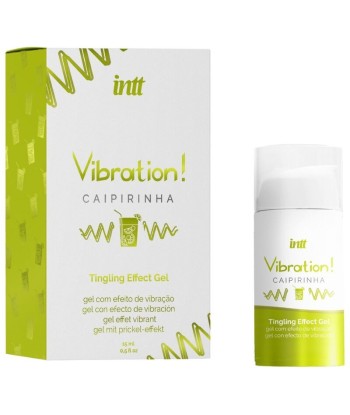 INTT - POTENTE ESTIMULANTE ÍNTIMO GEL VIBRADOR LIQUIDO CAIPIRINHA 15 ML