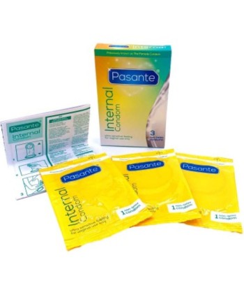 PASANTE - INTERNAL PRESERVATIVO SIN LATEX 3 UNIDADES