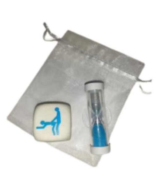 DIABLO PICANTE - DADO KAMASUTRA DE POSTURAS PARA CHICOS CON RELOJ DE ARENA