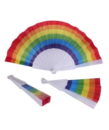 PRIDE - ABANICO TELA BANDERA LGBT