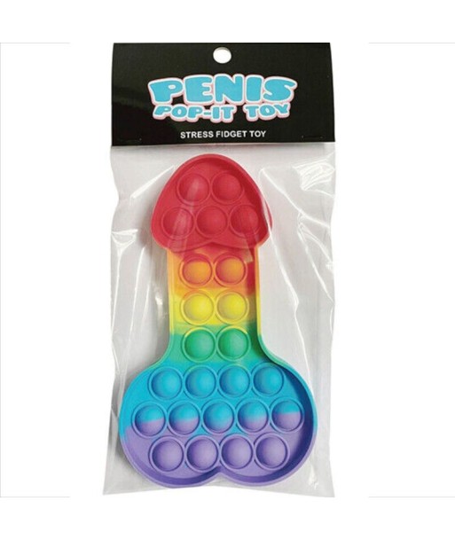 KHEPER GAMES - JUGUETE ANTIESTRES PENIS POP-IT MULTICOLOR