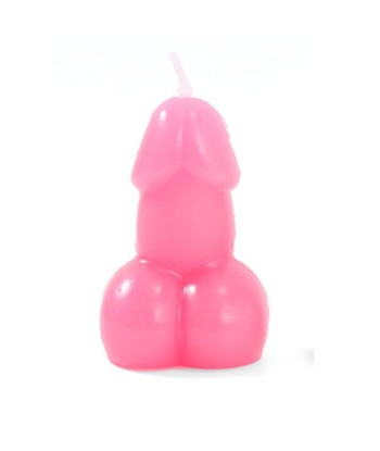 DIABLO PICANTE - VELA CON FORMA DE PENE COLOR FUCSIA