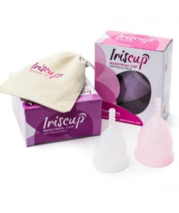IRISCUP - COPA MESTRUAL ROSA PEQUEÑA BOLSA ESTERILIZADORA GRATIS