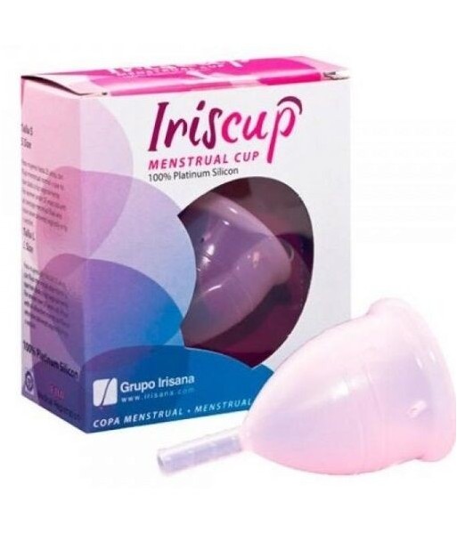 IRISCUP - COPA MESTRUAL ROSA GRANDE BOLSA ESTERILIZADORA GRATIS