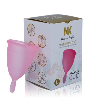 NINA KIKÍ - COPA MENSTRUAL ROSA - TALLA L